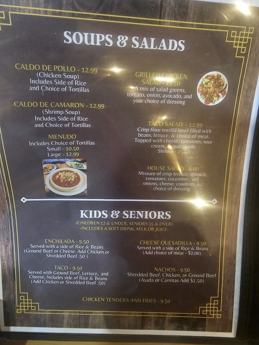 Don Ruben's Mexican Restaurant Menu - Image 2